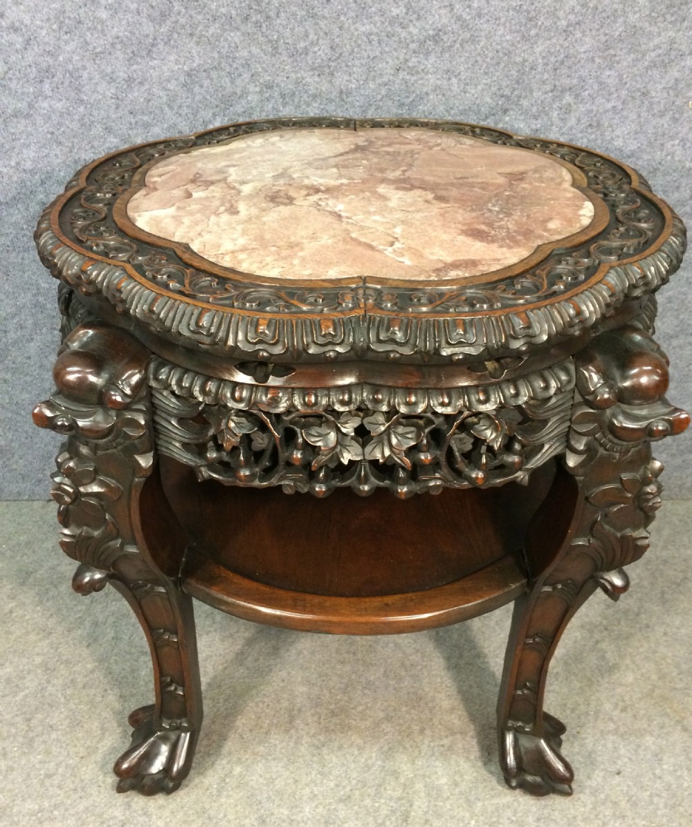 Large Chinese Rosewood Stand or Low Table