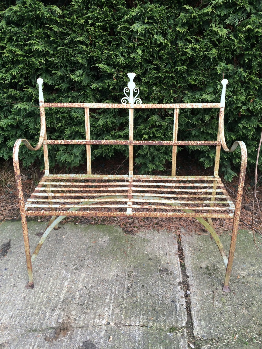 Antique Garden Seat/Bench.