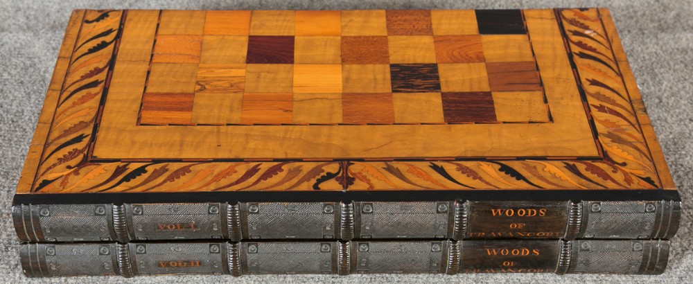 Indian Specimen Woods of Travancore Games Box