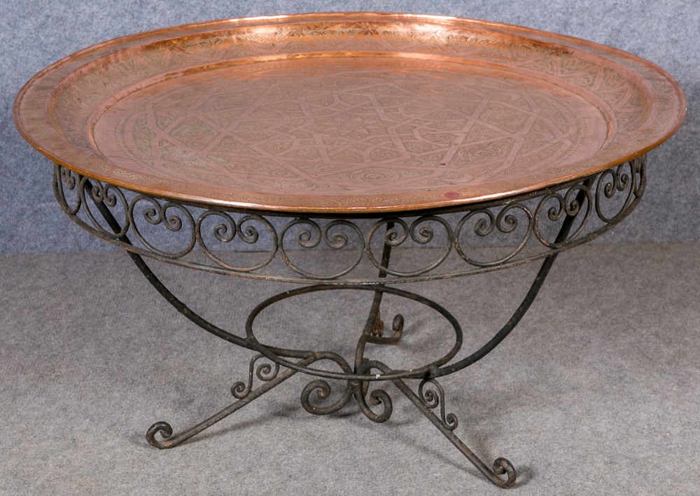 Copper & Iron Coffee Table