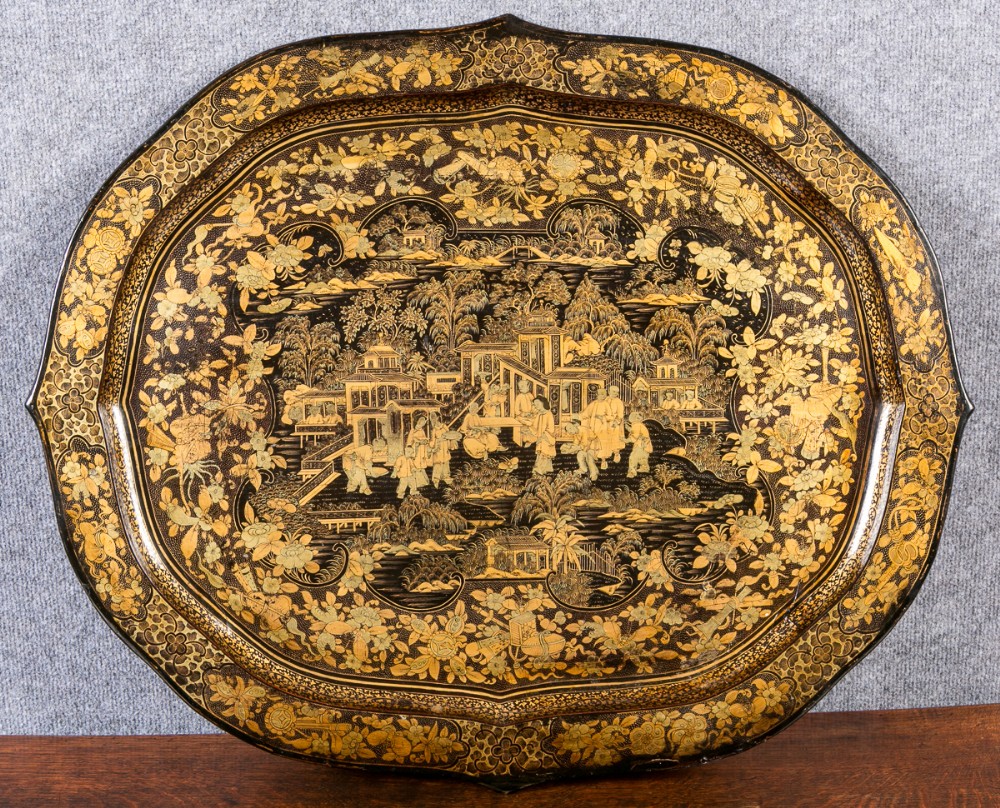 Regency Papier Mache Tray