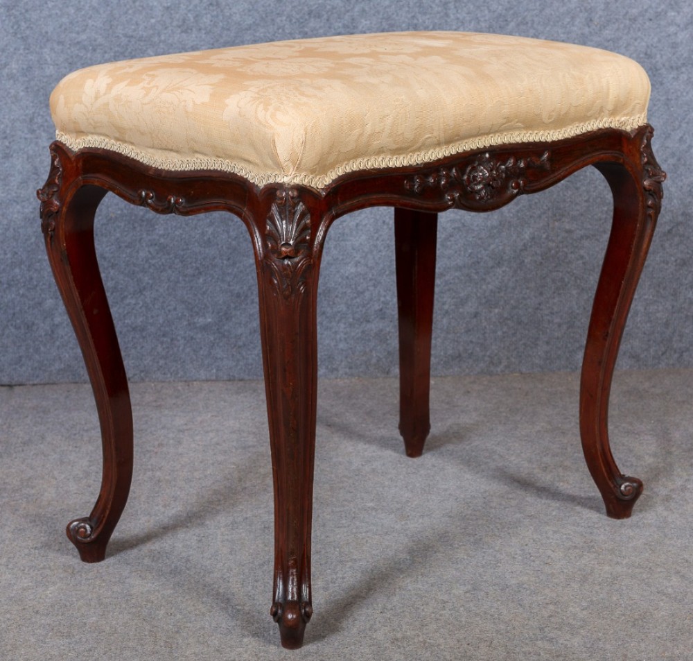 Mahogany Window Seat / Stool