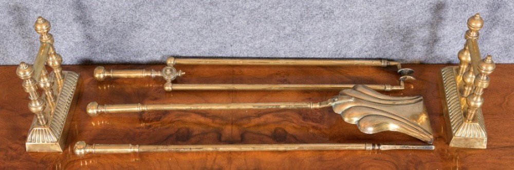 Victorian Fire Dogs and Irons