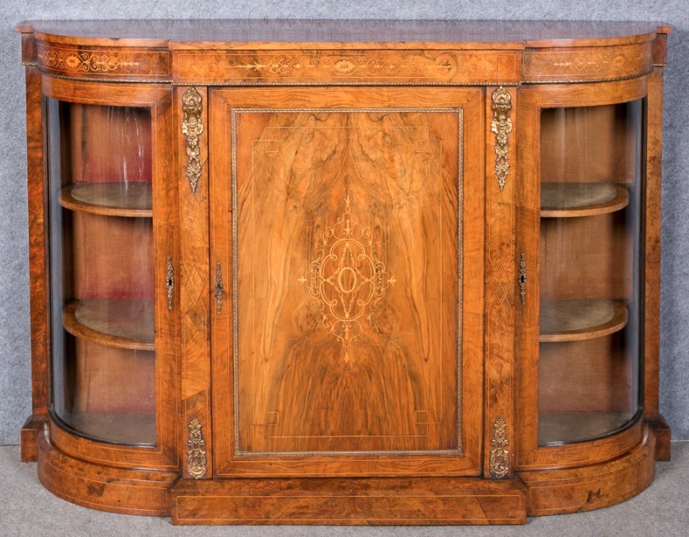 Victorian Walnut Credenza