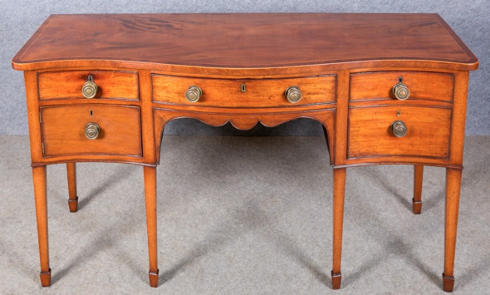 George III Serpentine Sideboard