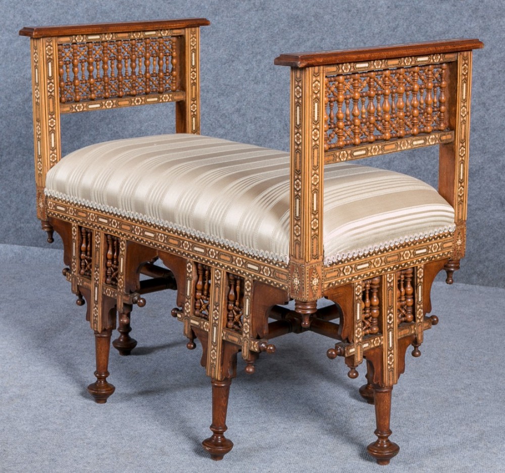 Damascus Window Seat Stool