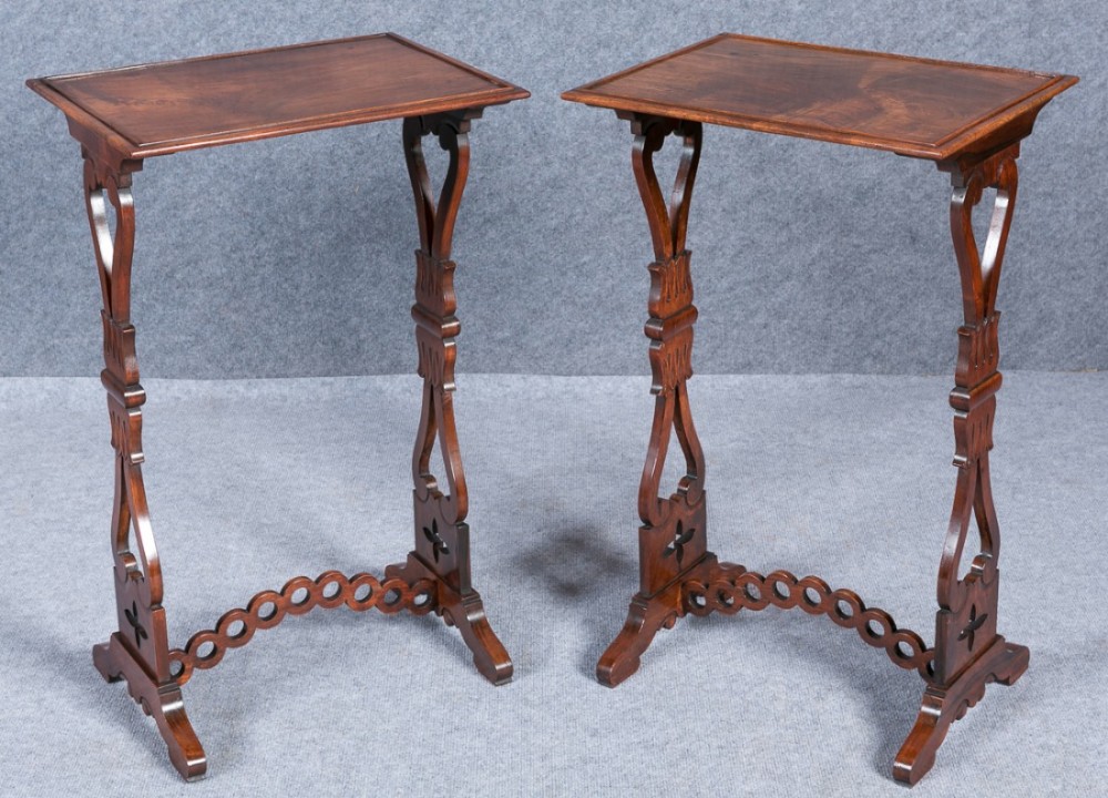 Pair Rosewood End Tables
