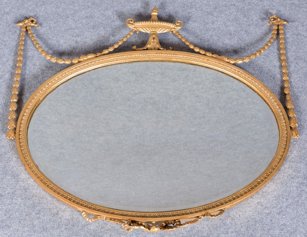 Edwardian Adam Style Mirror