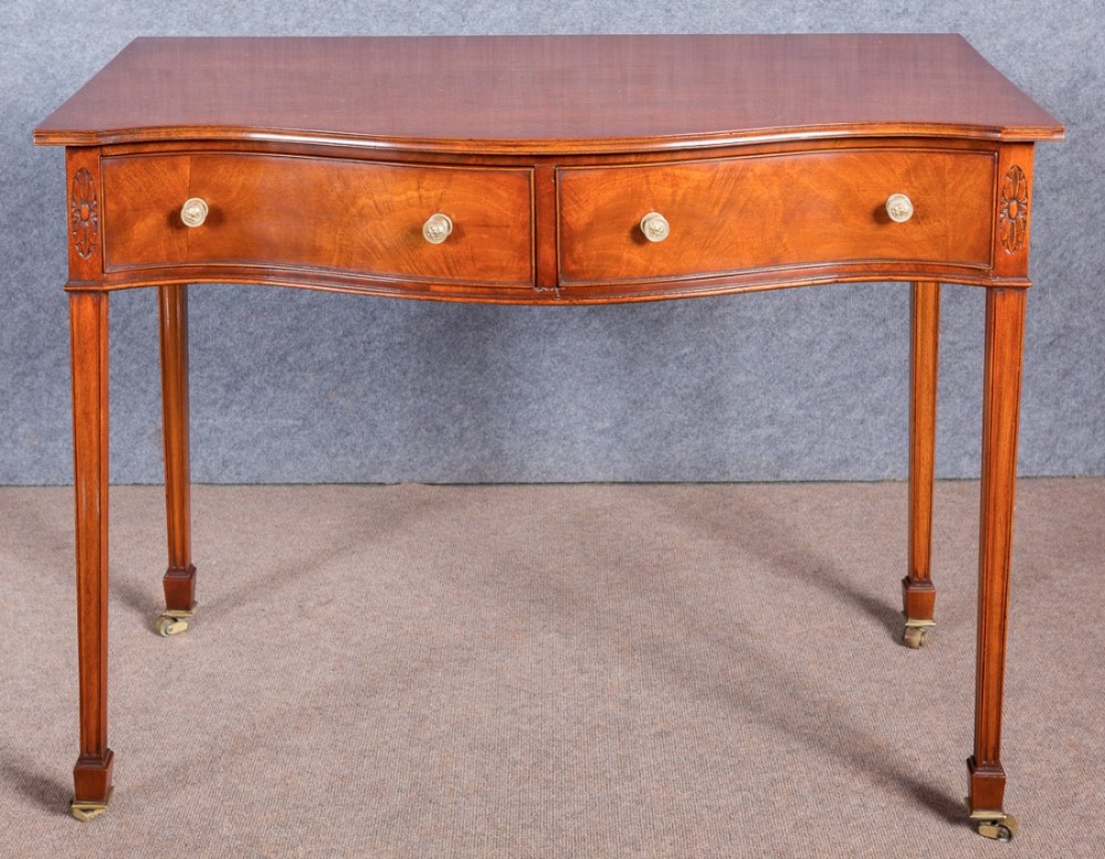 Serpentine Fronted Console or Side Table