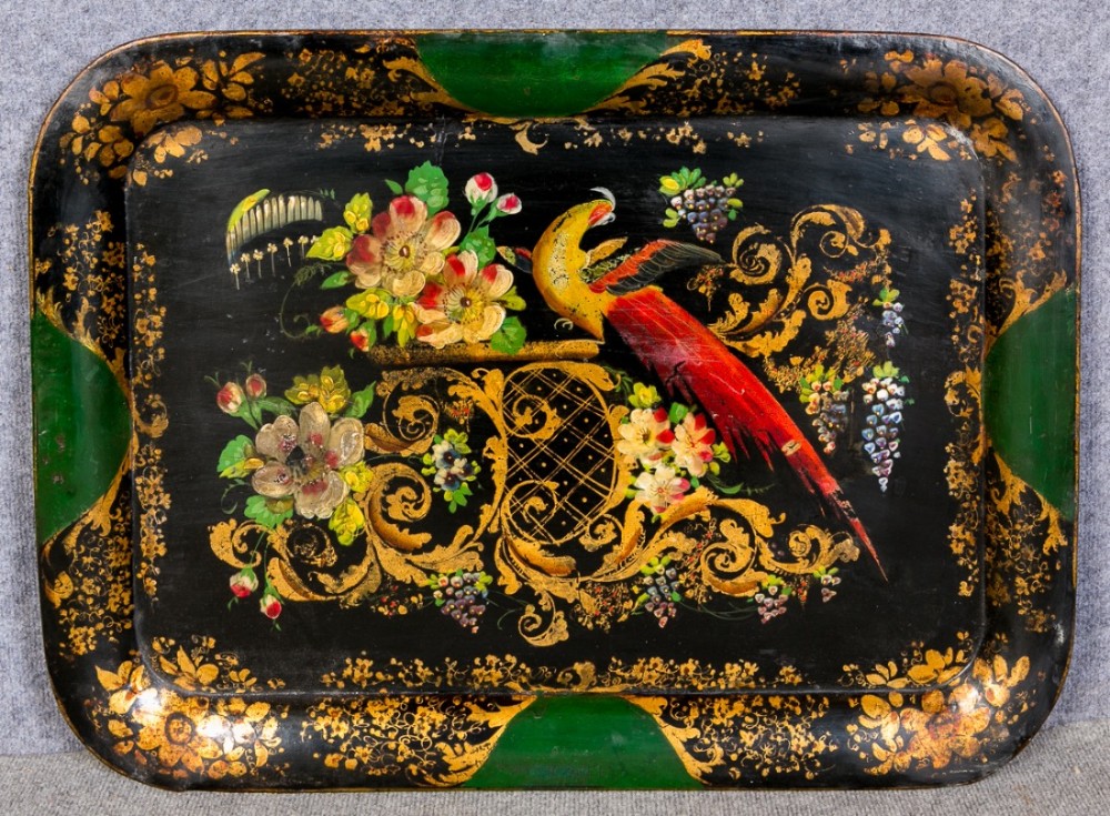 Antique Toleware Tray