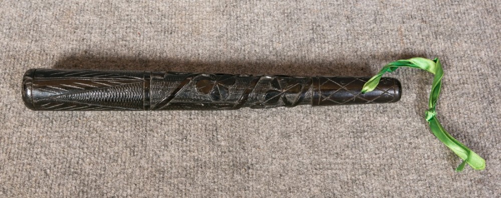 19th.Century Irish Bog Oak Truncheon