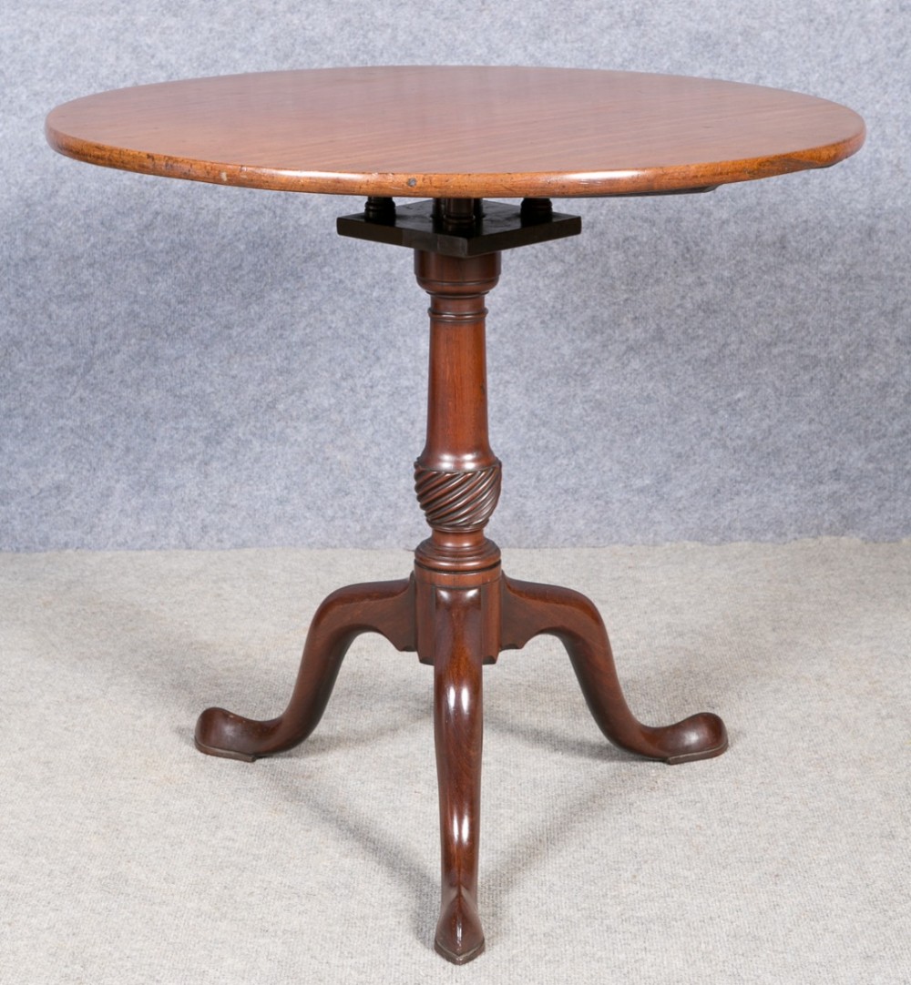 George III Mahogany Tripod Table