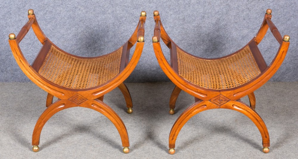 Pair of Regency Style Stools