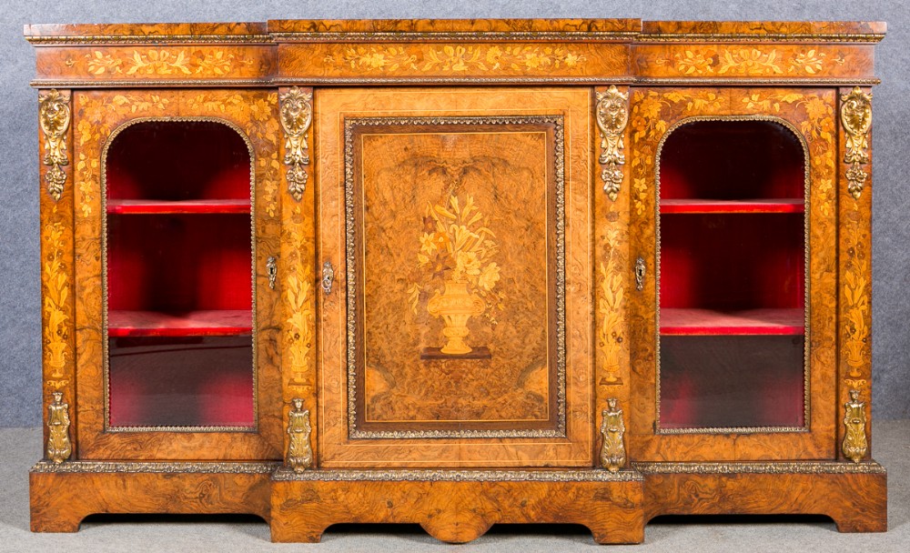 Fine Victorian Credenza Side Cabinet