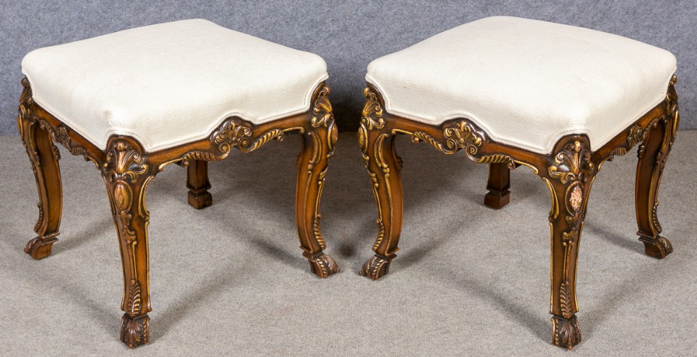 Superb Pair of 18th.Century Style Stools