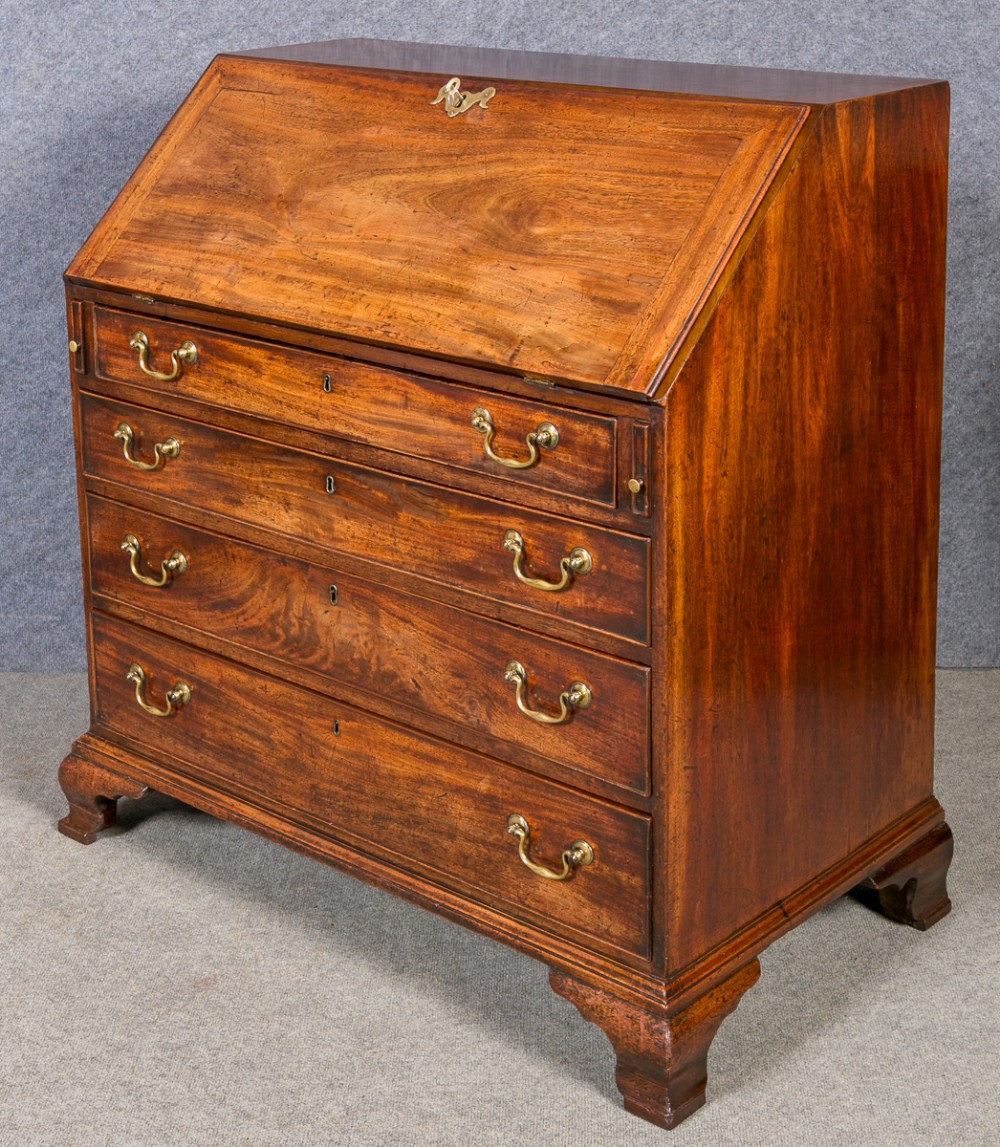 Large George III  Mahogany Bureau