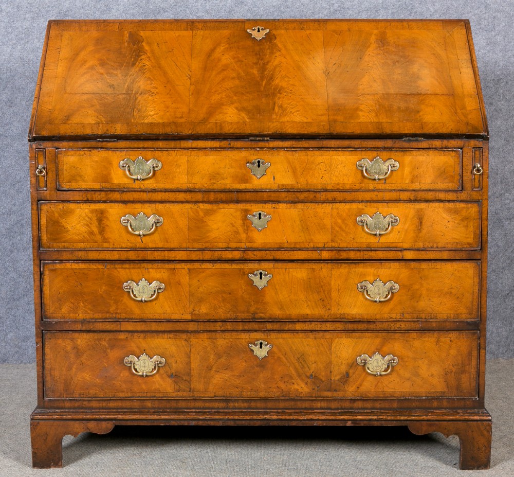 George III Walnut Bureau