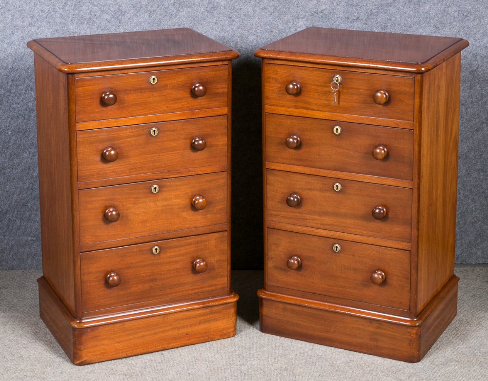 Pair of Victorian Bedside Chests