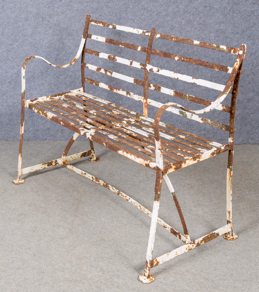 Strap Work Garden Seat