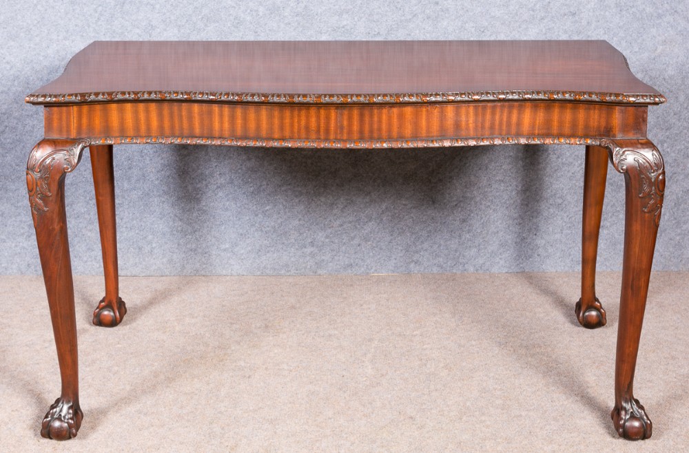 George II Chippendale Style Serving Console Table
