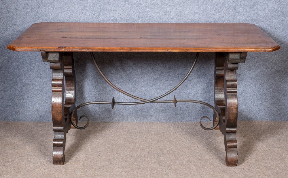 Antique Spanish Style Refectory Table