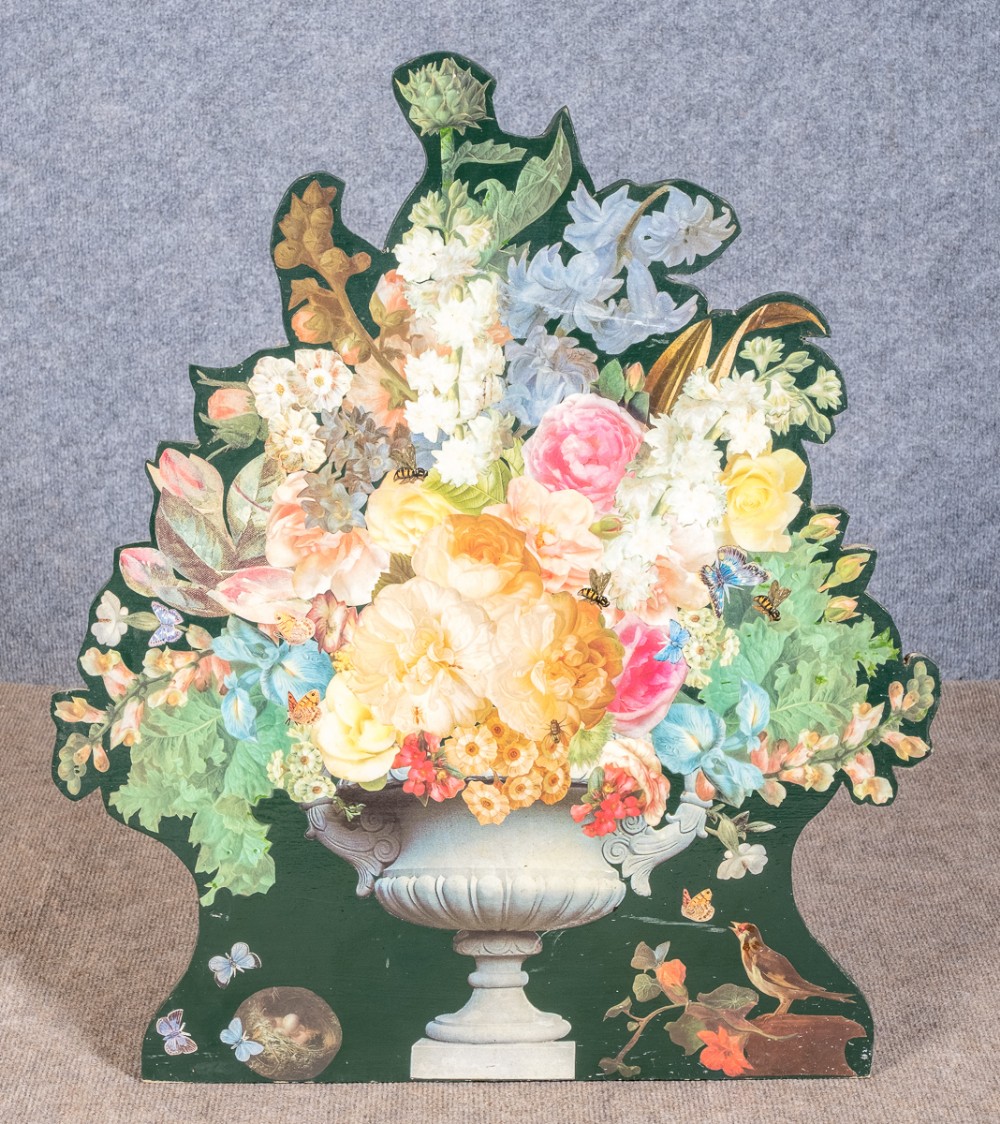 Decoupage Fire Screen