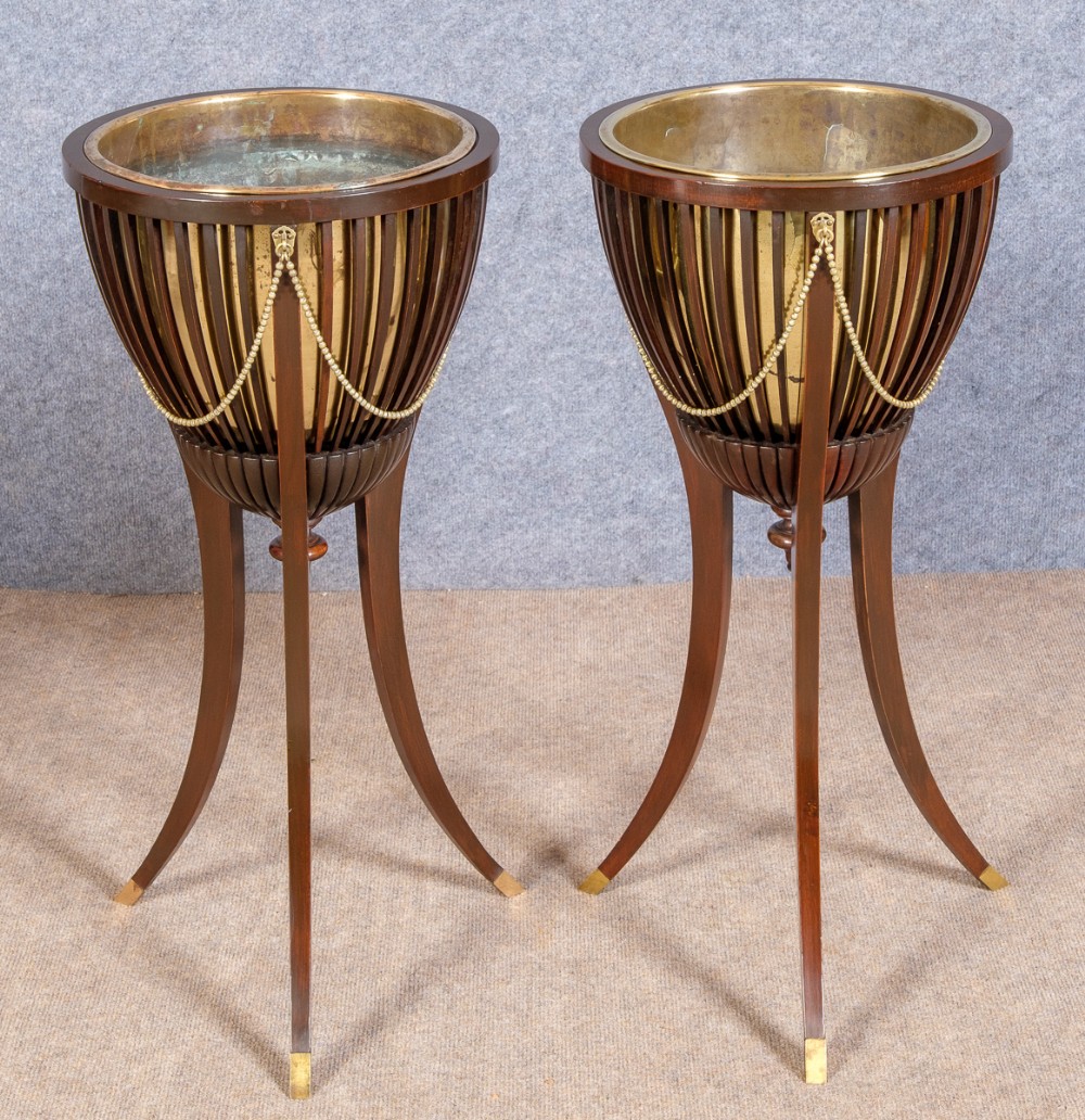 Pair of Edwardian Jardinieres