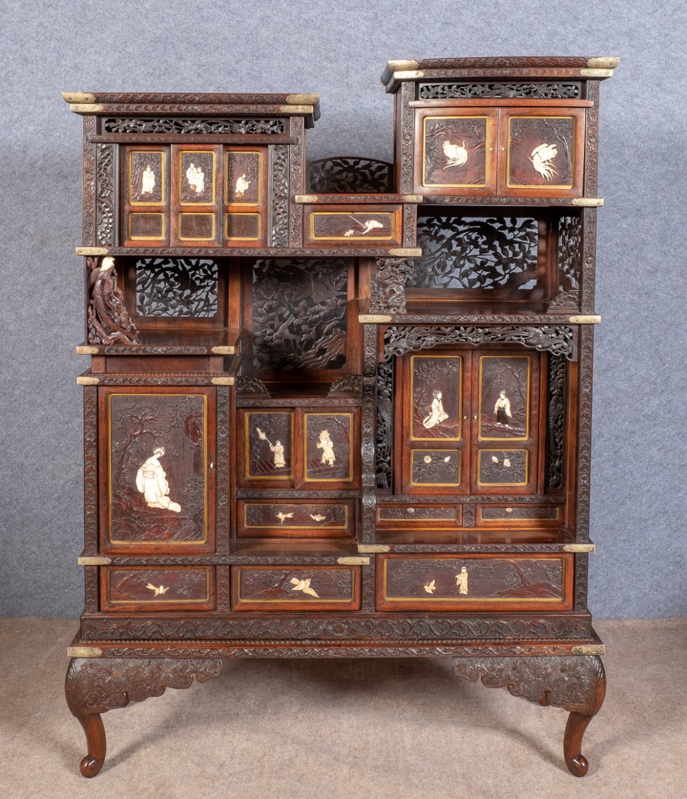 Japanese Meiji period Shibayama Shodana Cabinet