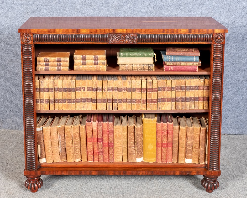 Regency Goncalo Alves Open Bookcase