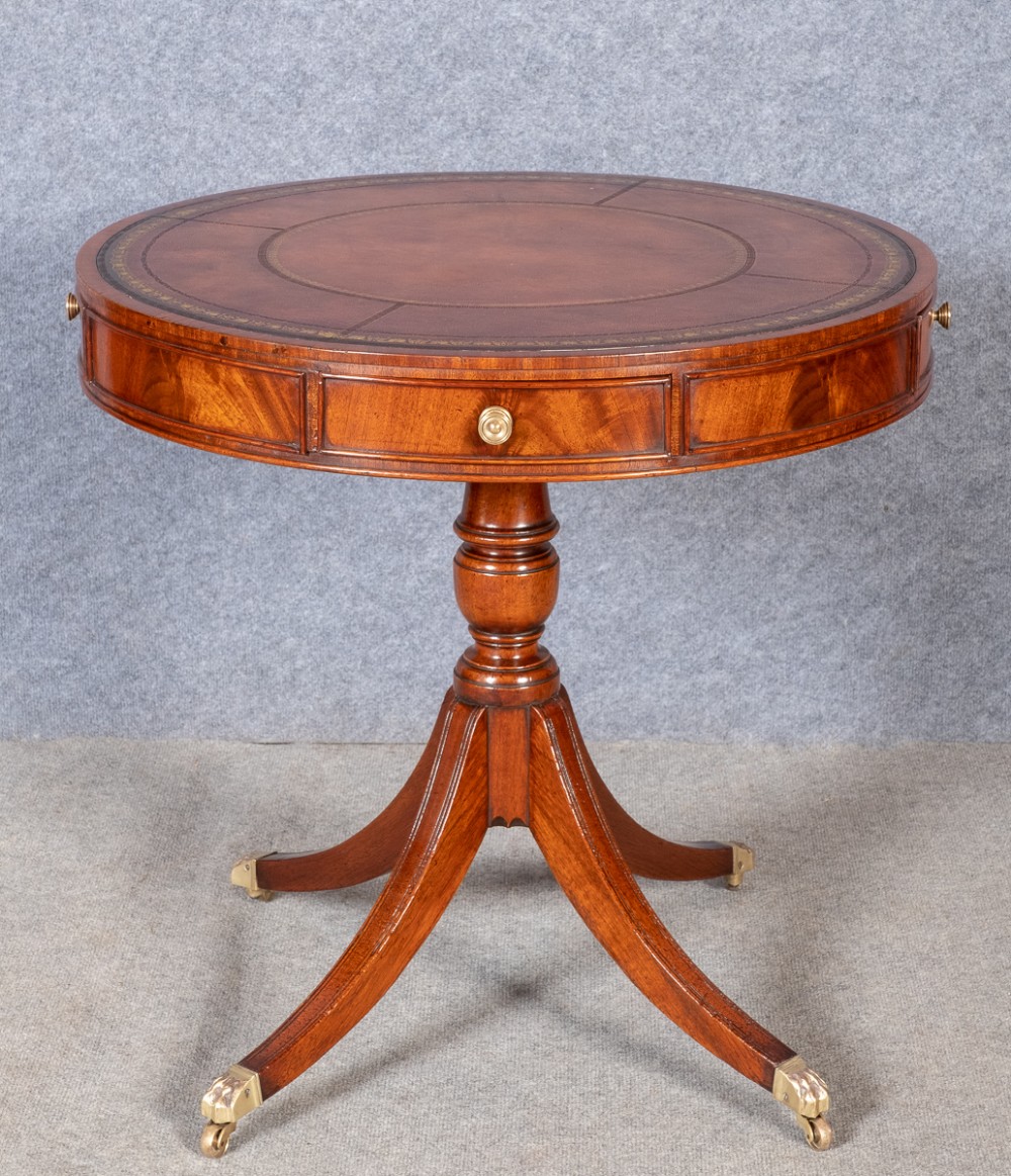 Good Quality Mahogany Drum Table
