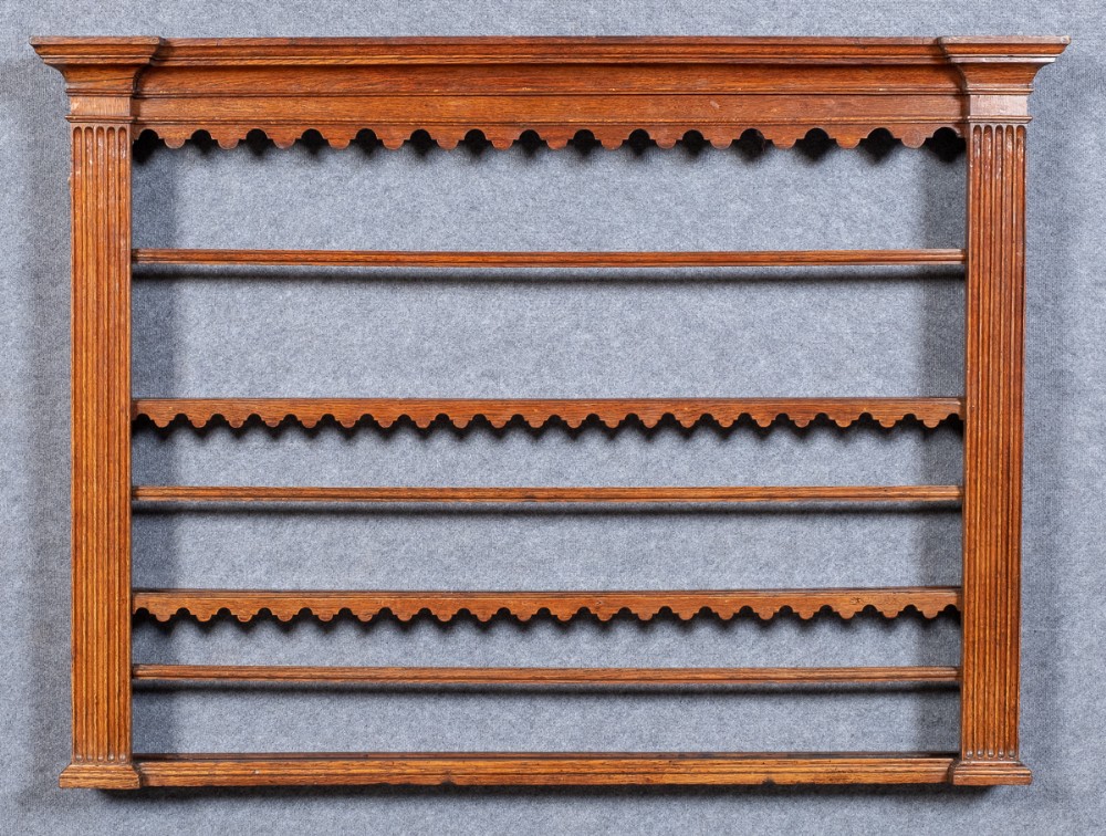 18th.Century Oak Plate Rack