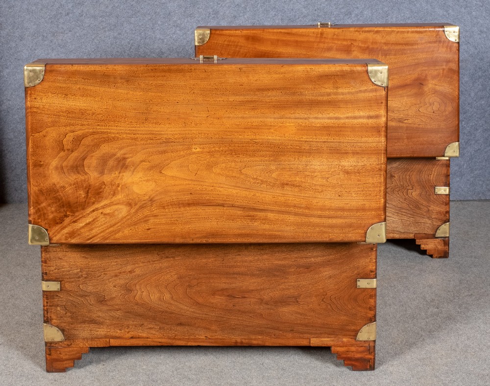 Pair of Chinese Camphor Wood Chests