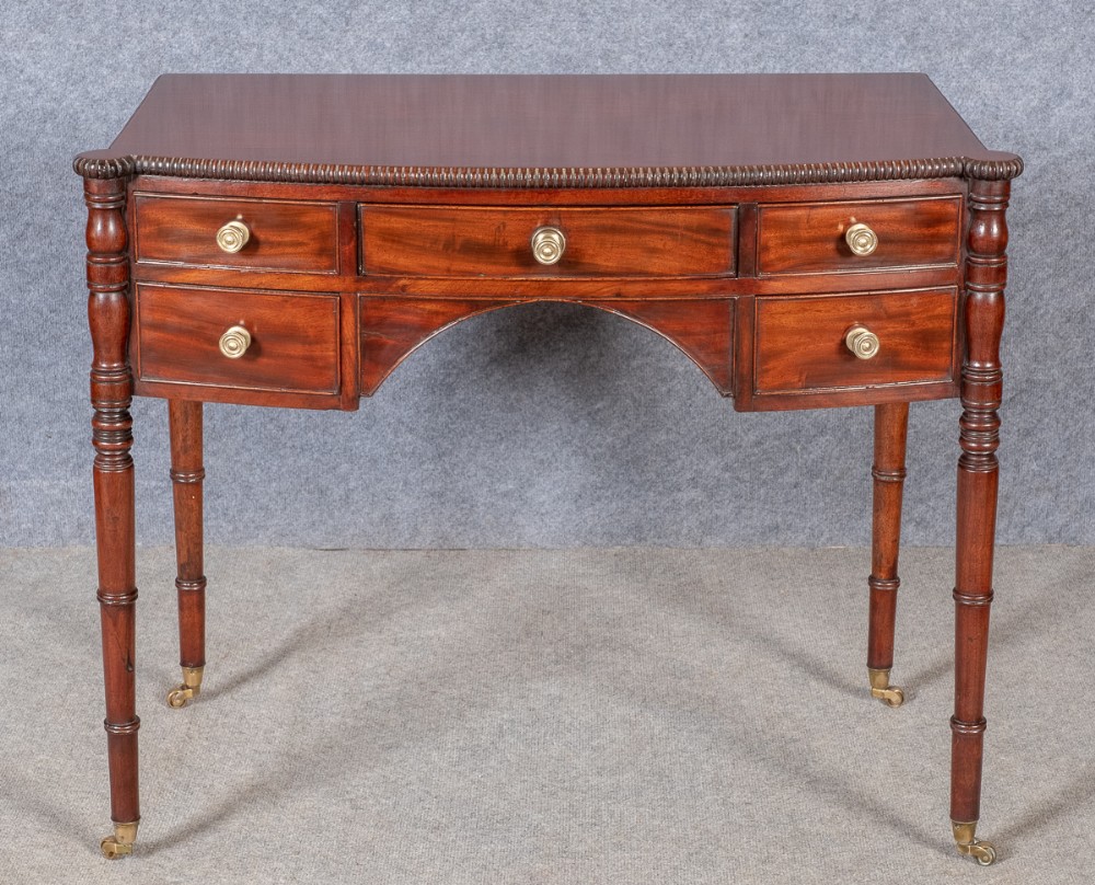 Regency Bow Fronted Side Table