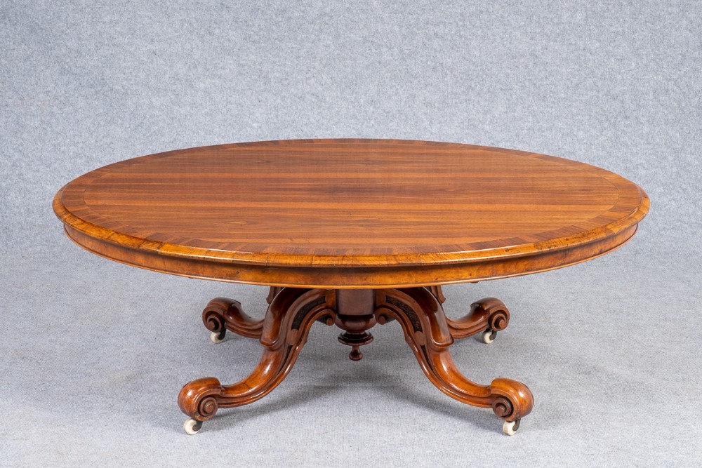 Good Victorian Walnut Coffee Table