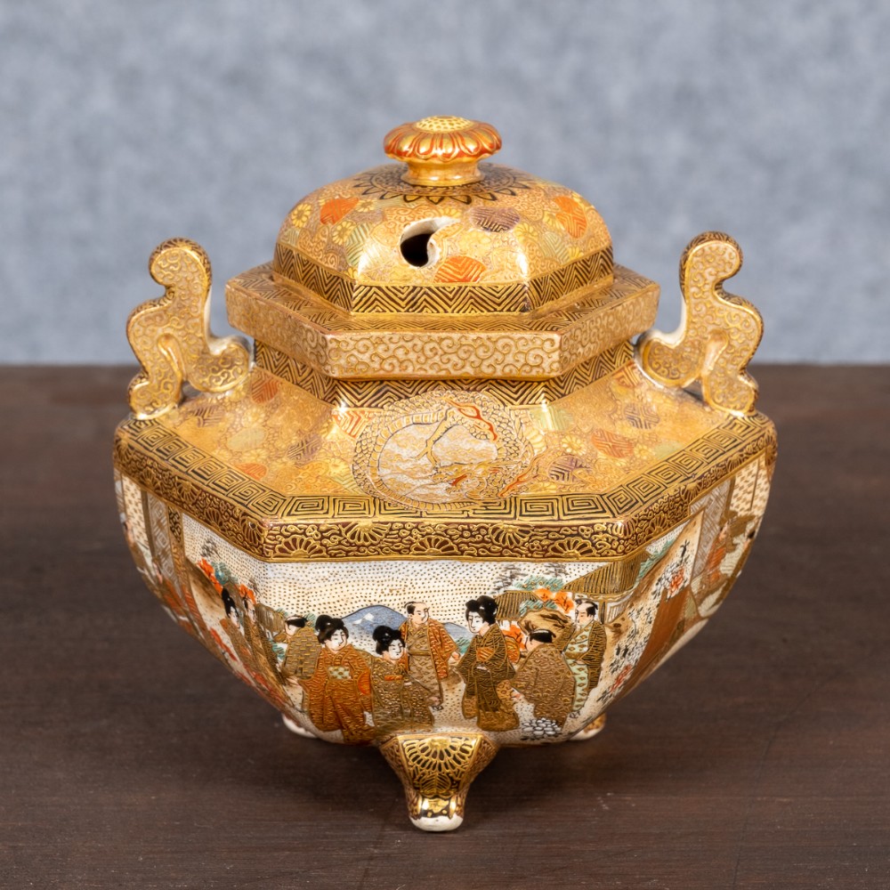Fine Meiji Period Small Satsuma Koro