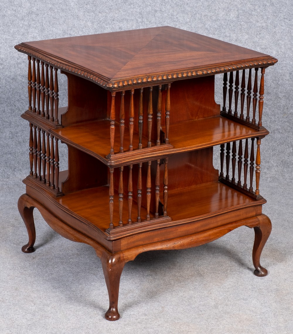 Good Quality Mahogany Revolving Bookcase