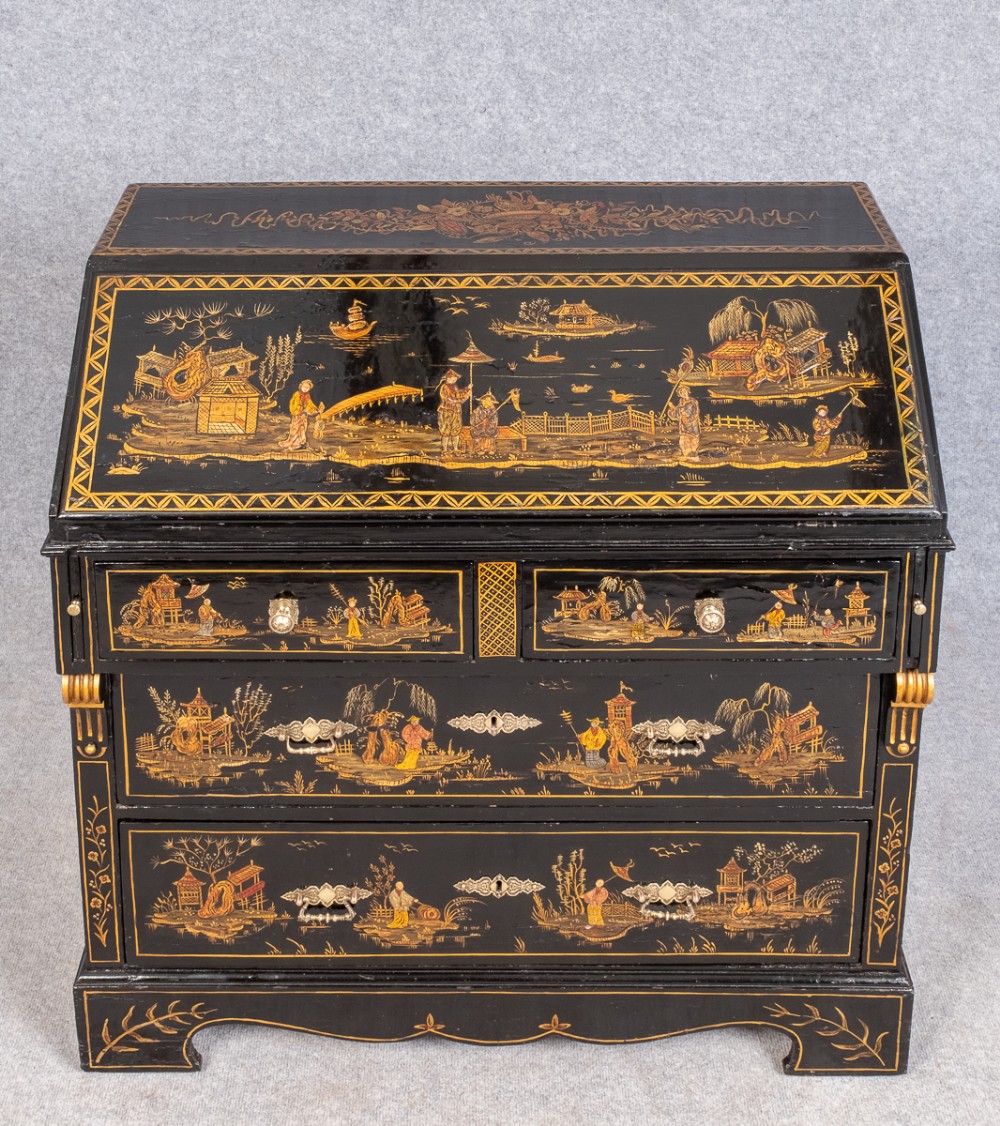 Antique Chinoiserie Bureau