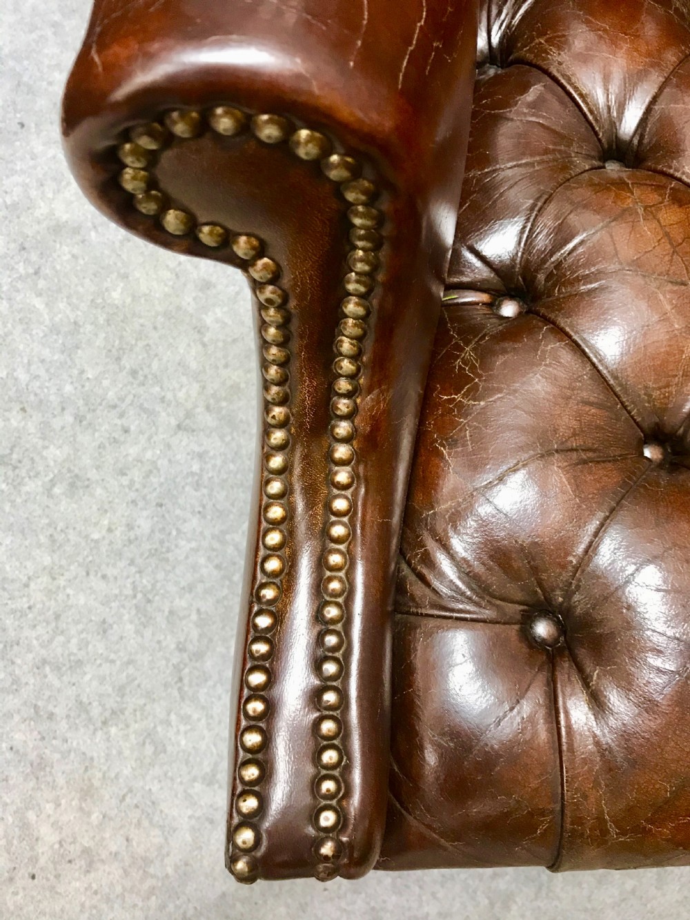 Gainsborough Style Leather Library Desk Chair View V