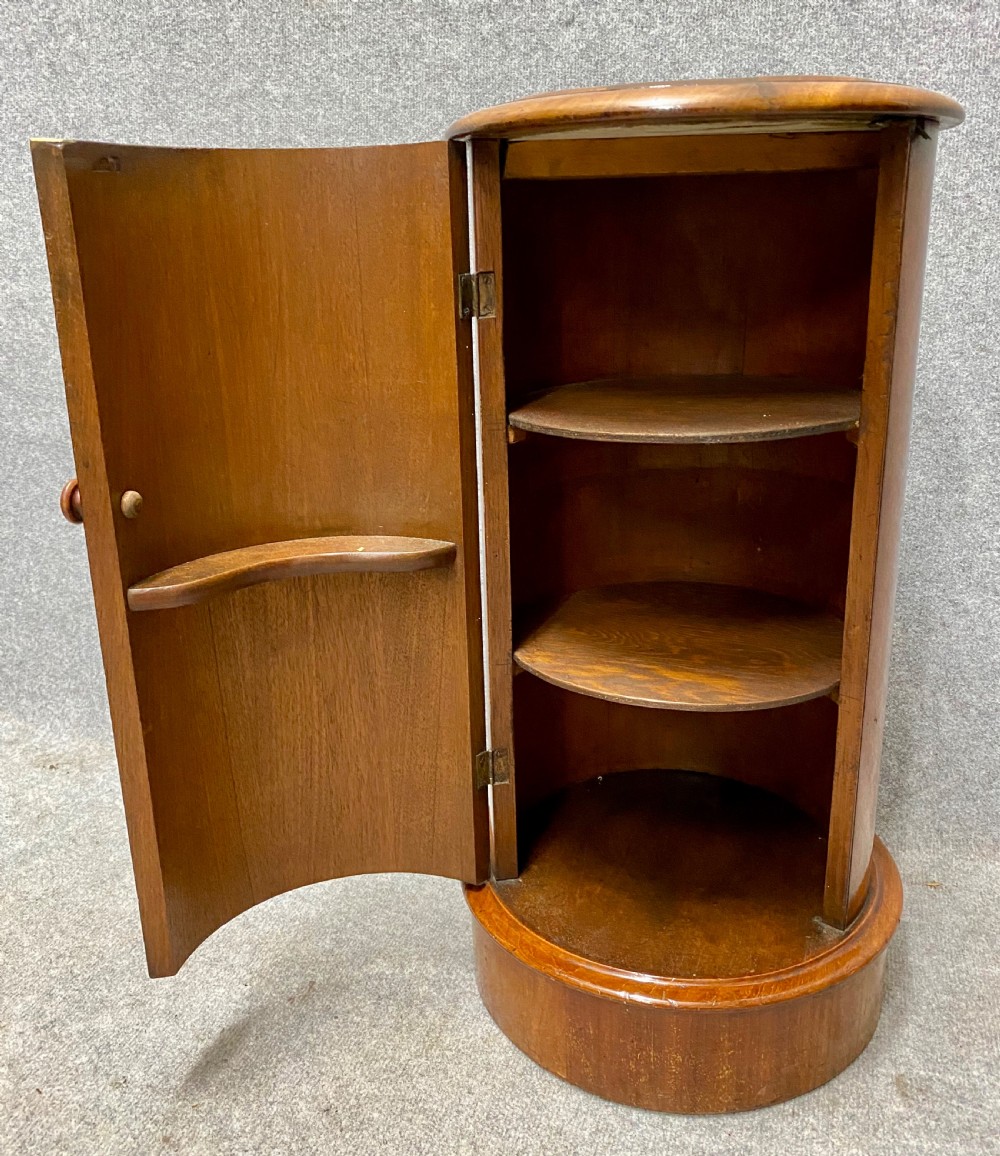 Victorian Mahogany Cylinder Pot Cupboard View III