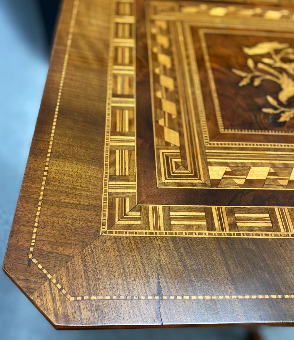 Tilt Top Inlaid Sorrento Occasional Table View VII