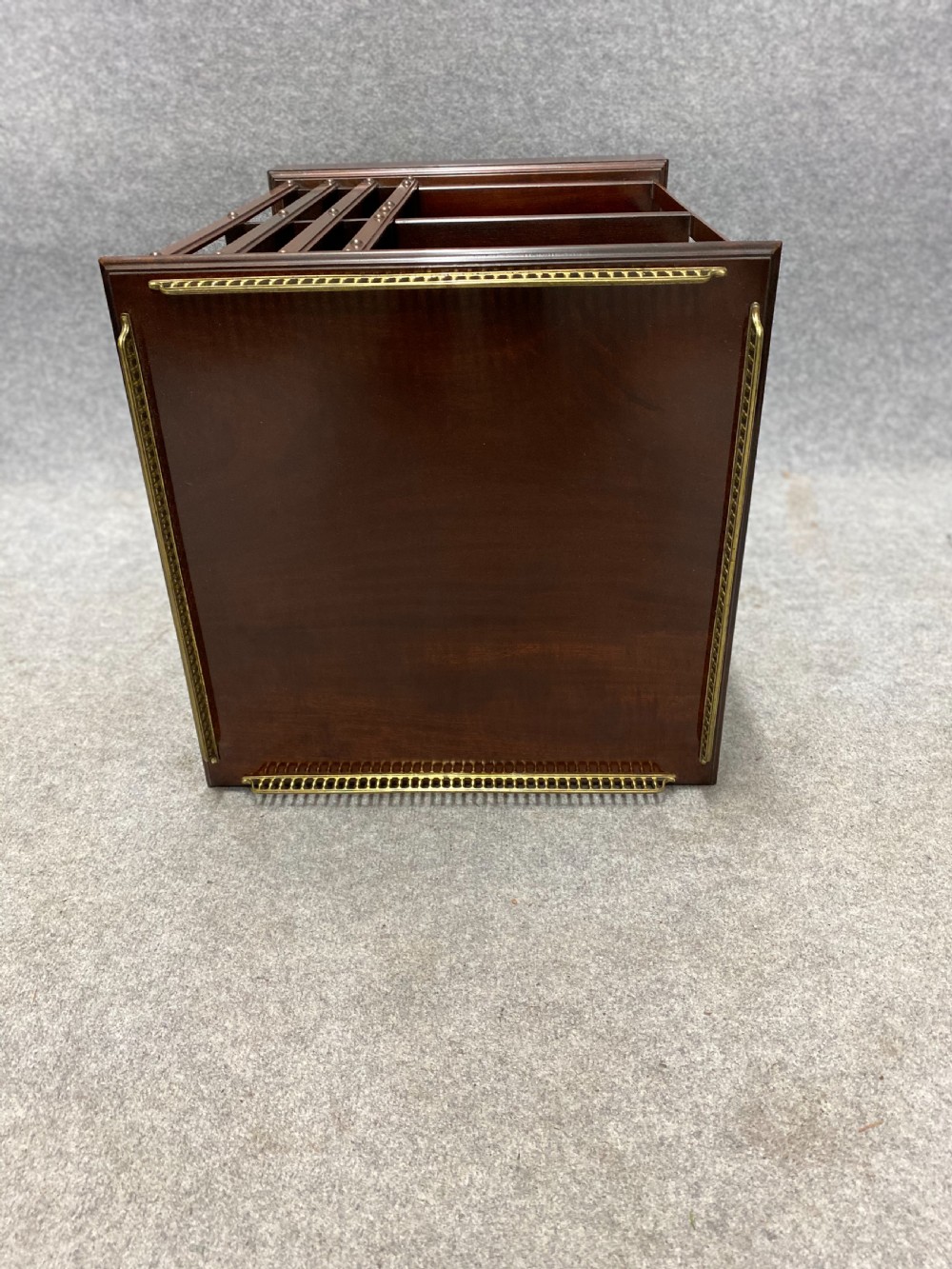 Edwardian Maple & Co. Revolving Mahogany Bookcase View V