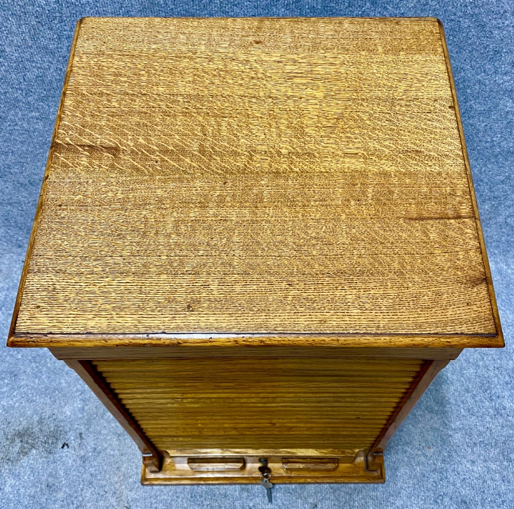 Golden Oak Amberg Filing Cabinet View III