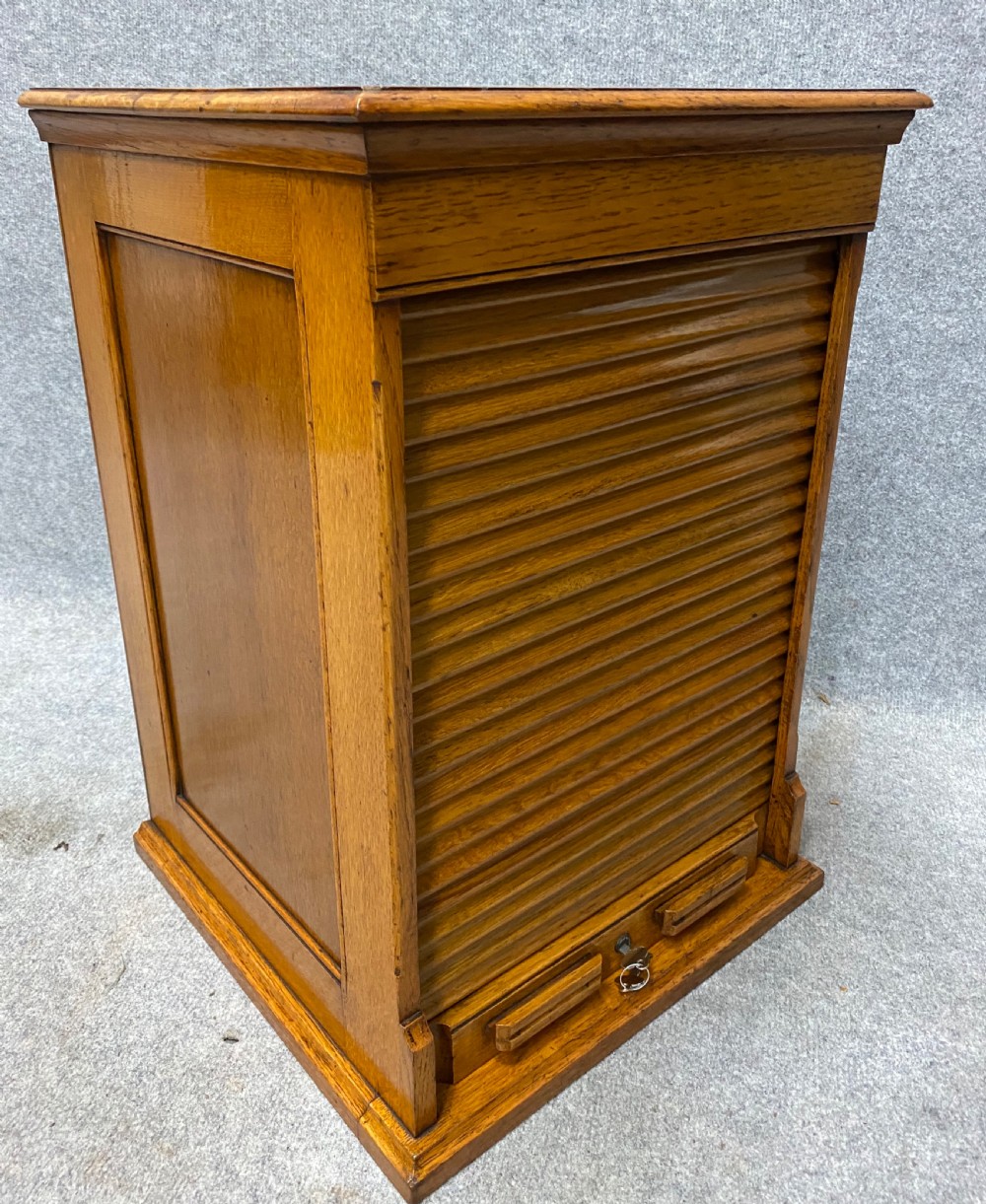 Golden Oak Amberg Filing Cabinet View VII