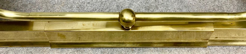 Adjustable Brass Club Fender with Leather Seats View VIII