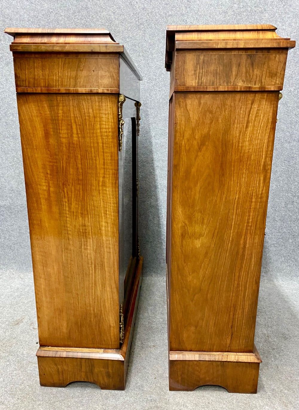 Stunning Pair of Marquetry Inlaid Side Cabinets View XIII