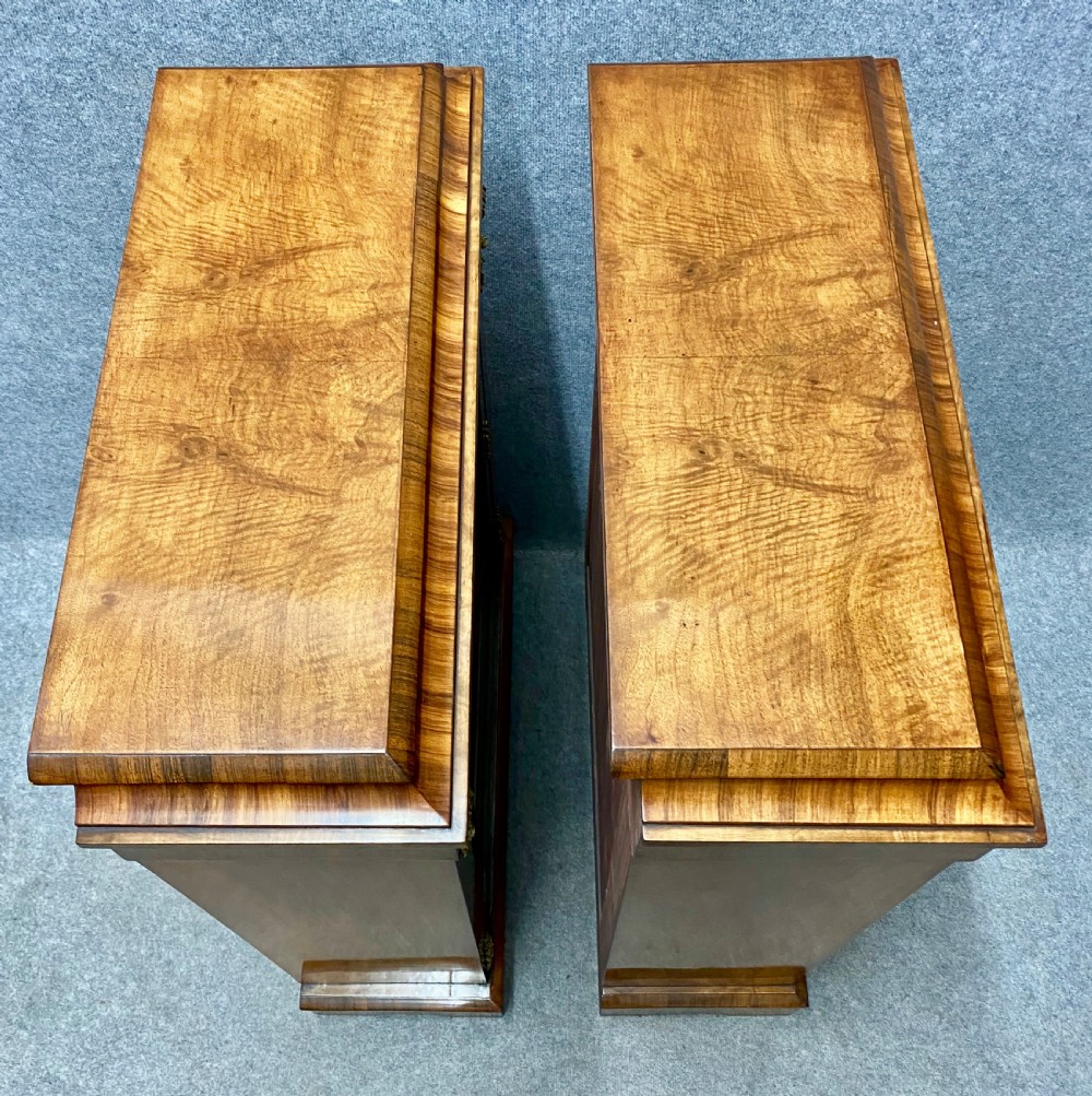 Stunning Pair of Marquetry Inlaid Side Cabinets View XIV