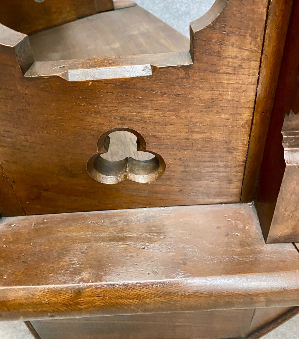 Gothic Oak Pulpit Lectern View XI