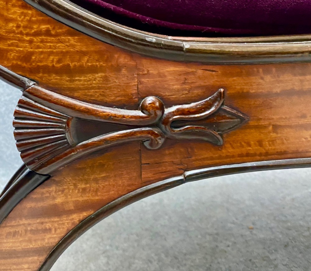 Anglo Indian Padouk & Satinwood Window Seat View IV