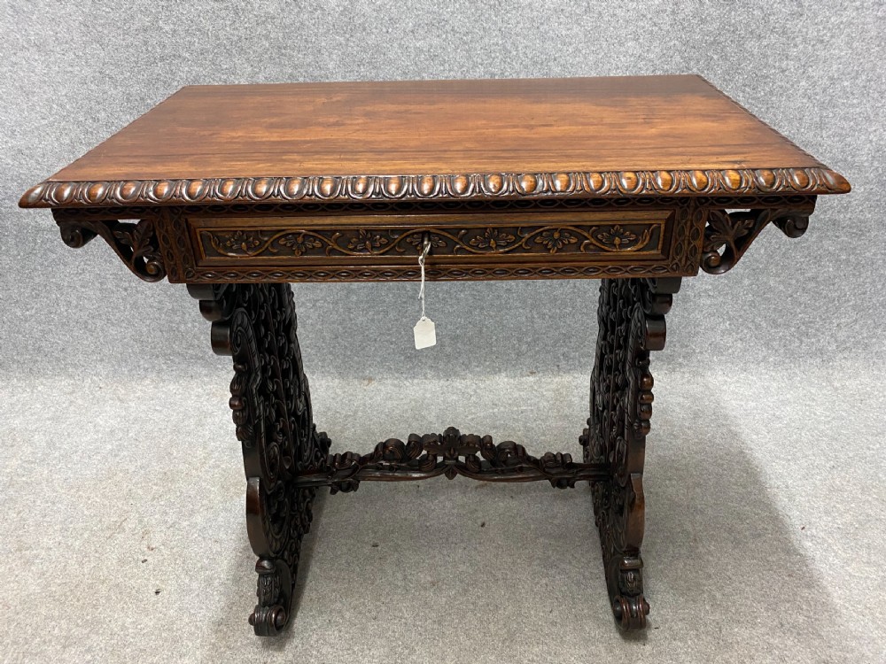 19th.Century Anglo Indian Padouk Centre Table View IV