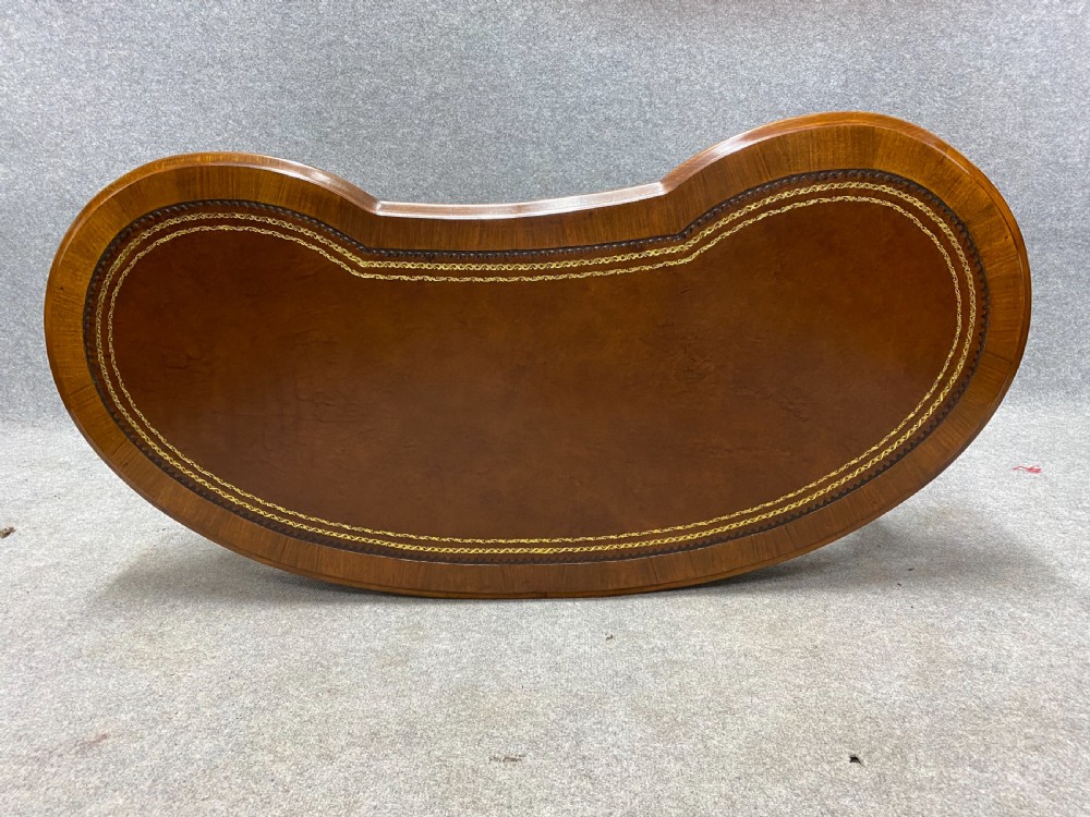 Walnut Kidney Shaped Writing Table View VIII